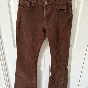 Brandy Melville Brown Corduroy Pants